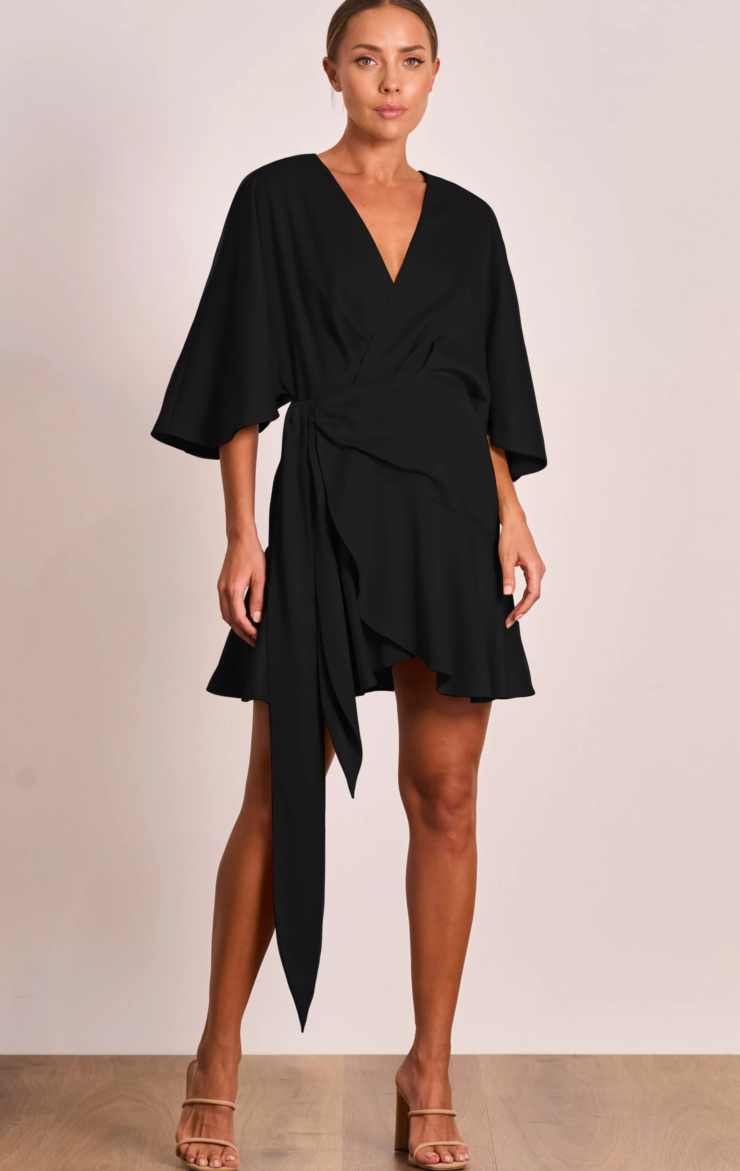 PASDUCHAS Lucia Wrap Mini Dress