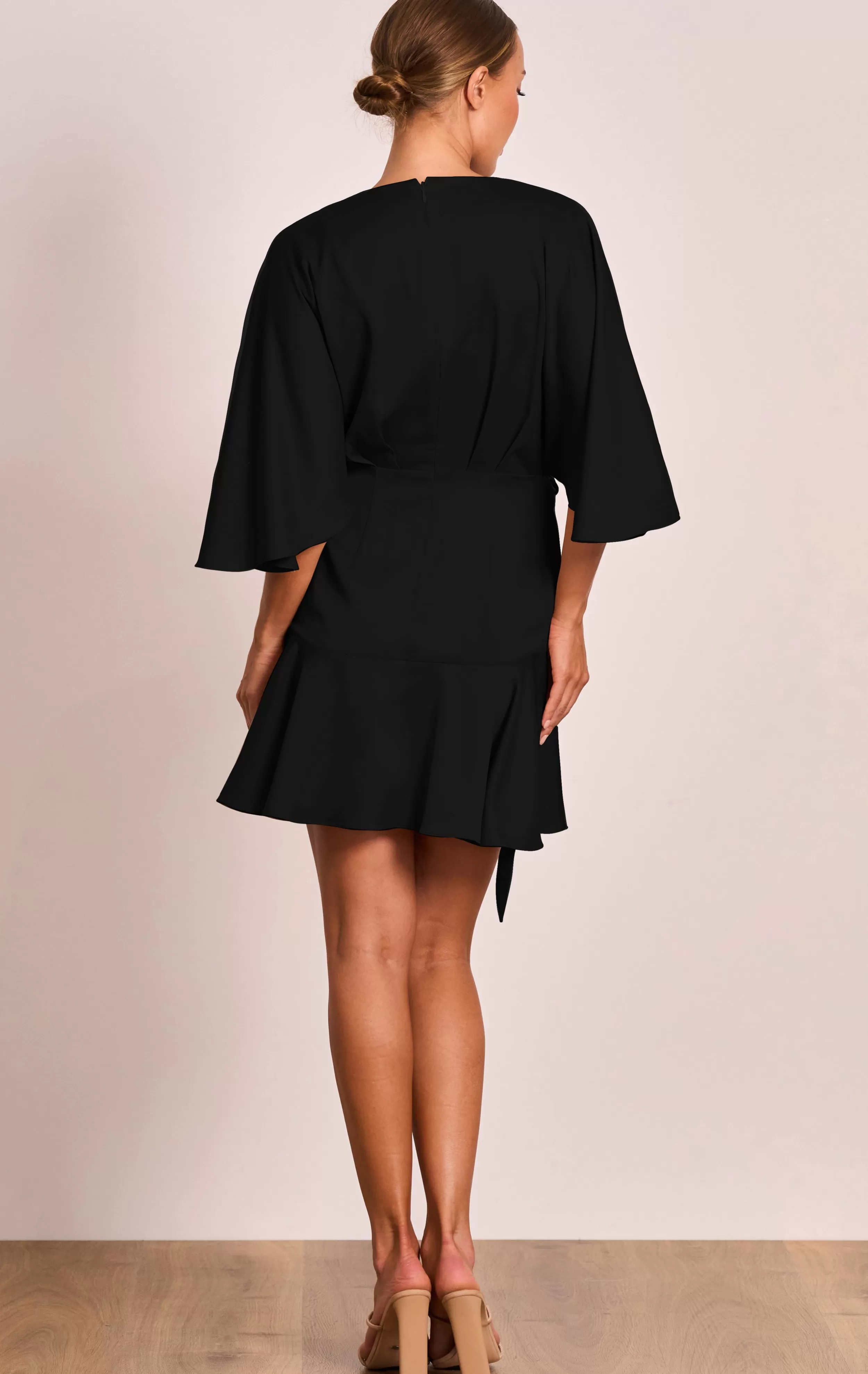 PASDUCHAS Lucia Wrap Mini Dress