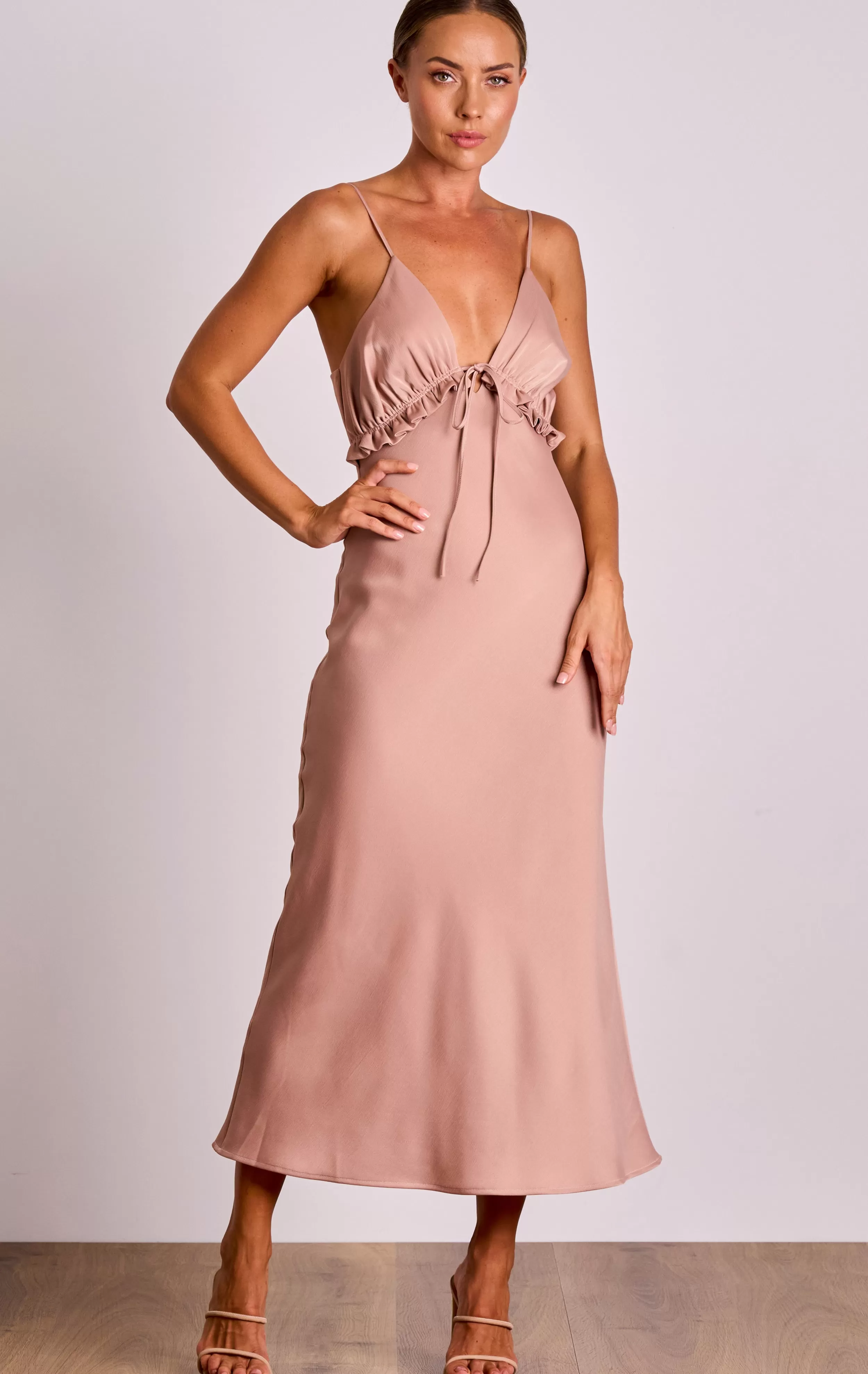 PASDUCHAS Mila Slip Midi Dress